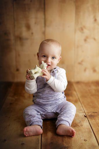 Giraffe - Natural Organic Rubber Rattle