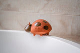Ladybug Natural Rubber Teether, Rattle & Bath Toy