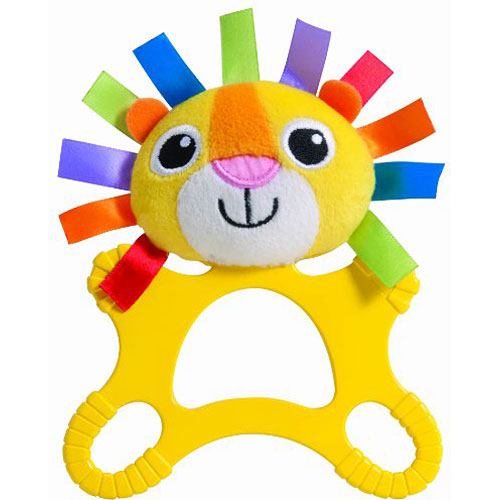 Lamaze Baby Teether Toy, Logan the Lion Teethimal
