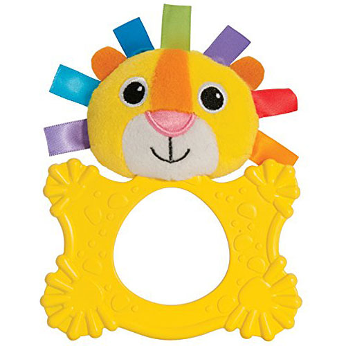 Lamaze Baby Teether Toy, Logan the Lion Teethimal