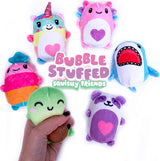 Bubble Stuffed Squishy Friends - Plush Wrapped Fidget Balls