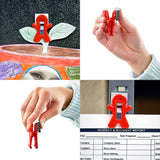 Magnet Man Magnetic Clip (assorted colors)