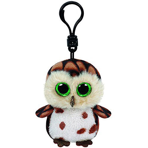 TY Beanie Boo Plush - Sammy the Owl Clip 3" Keychain