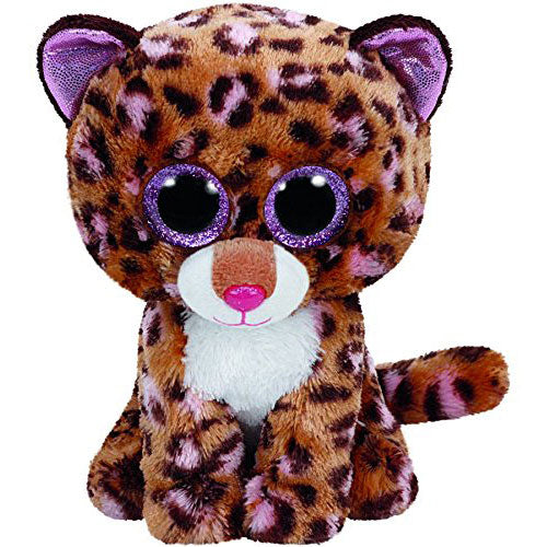 Ty Patches Leopard Plush, Tan, One Size