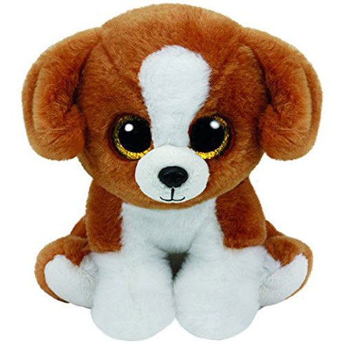 Ty Beanie Babies Snicky - Brown & White Dog