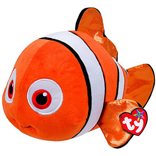 Ty Beanie Babies Finding Dory Nemo Fish Medium Plush