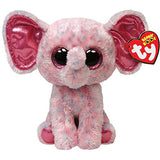 Ty Beanie Boos Ellie Pink Speckled Elephant Regular Plush