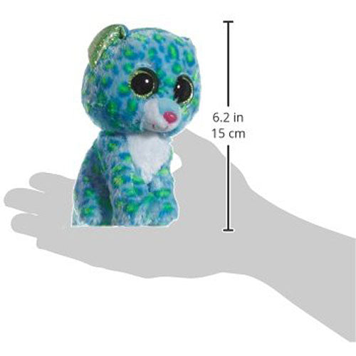 Ty Beanie Boos Leona Blue Leopard Regular Plush
