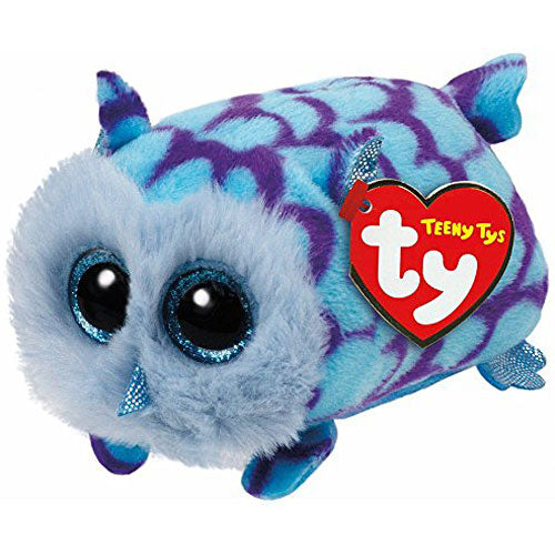Mimi Blue Owlï¾  - Teeny Tys 4 inch - Stuffed Animal by Ty (42144)