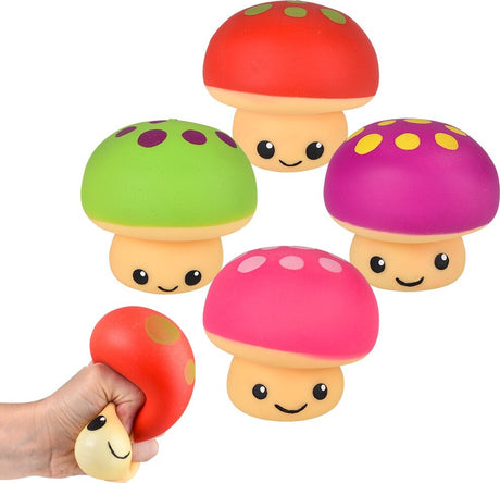 3.25" Squish and Stretch Mushroom