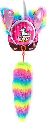 12" Unicorn Headband And Tail