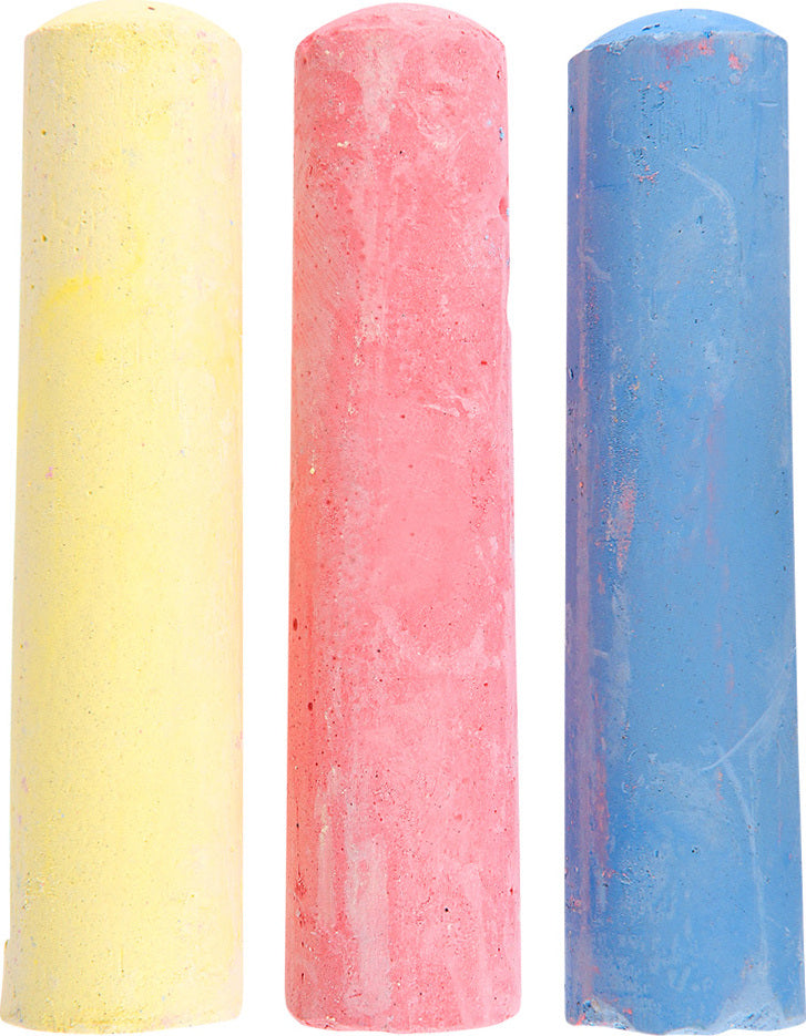 3pc Jumbo Sidewalk Chalk 4"
