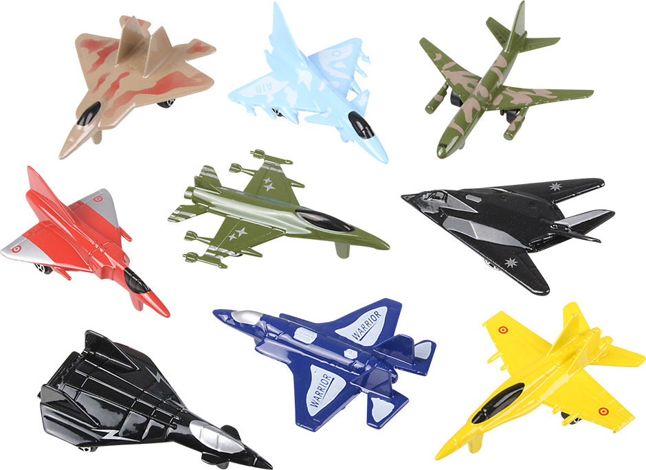 3" Die-cast Jet 9pc Set
