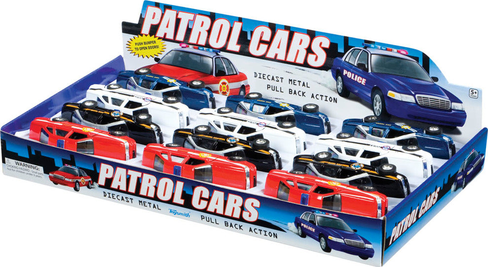 Pull Back Police Cars