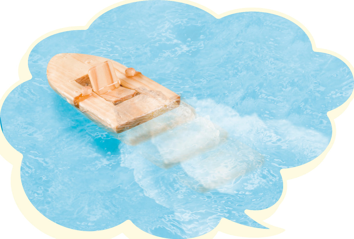 Rubber Band Paddle Boat