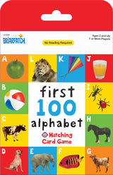 First 100 Alphabet Matching Card Game