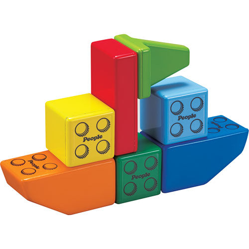 People Blocks Solid Colors 31 Piece Set