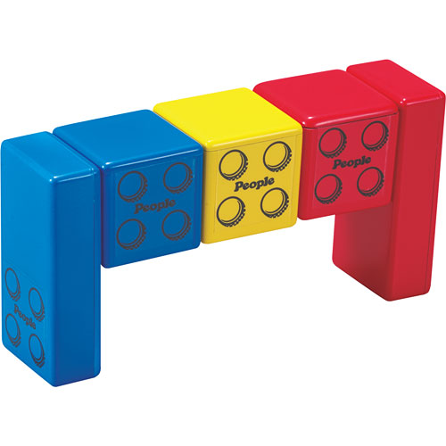People Blocks Solid Colors 31 Piece Set