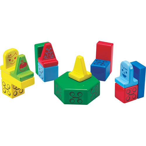 People Blocks Solid Colors 31 Piece Set