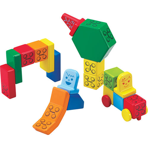 People Blocks Solid Colors 31 Piece Set