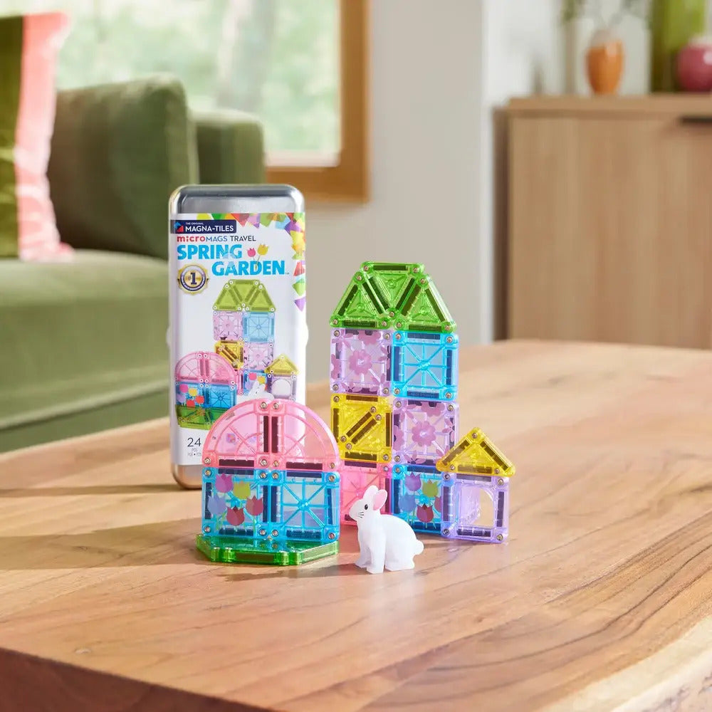 microMAGS Spring Garden 24-Piece Travel Set
