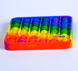 Rainbow Square - POP'd by Watchitude - Bubble Popping Toy