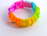 Tie Dye - POP'd Bracelet by Watchitude - Bubble Popping Toy