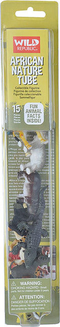 Tube of African Figurines