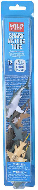 Tube of Shark Figurines