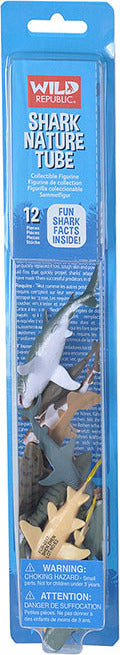 Tube of Shark Figurines