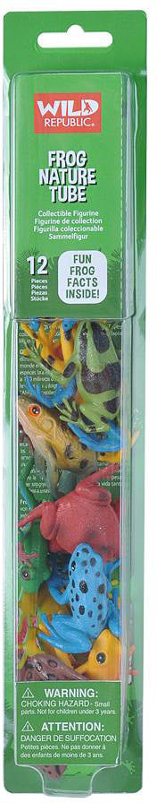 Tube of Frog Figurines