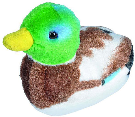 Audubon II Mallard Duck Stuffed Animal with Sound - 5"