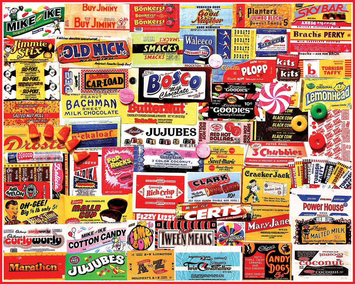 Candy Wrappers Puzzle 1000pcs