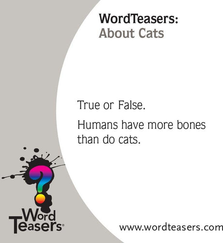 WordTeasers: About Cats