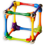 Goobi 70 Piece Construction Set with Instruction Booklet | STEM Learning | Assorted Rainbow colors