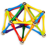 Goobi 70 Piece Construction Set with Instruction Booklet | STEM Learning | Assorted Rainbow colors