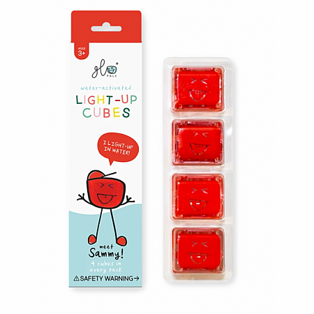 Glo Pals Sammy - Red Light Up Cubes