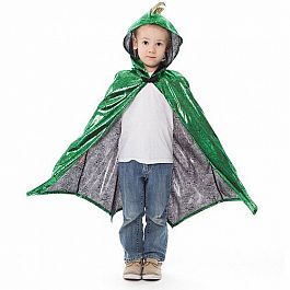 Dragon Cloak Green / Gold - One Size