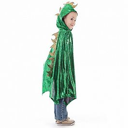 Dragon Cloak Green / Gold - One Size