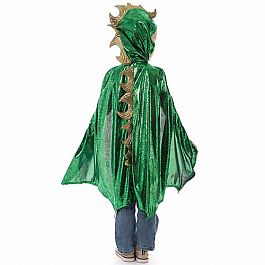 Dragon Cloak Green / Gold - One Size