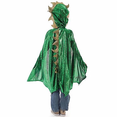 Dragon Cloak Green / Gold - One Size